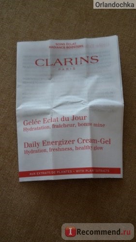 Крем-гель для лица Clarins Daily Energizer Cream-Gel фото