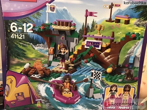 Lego Friends Спортивный лагерь: Сплав по реке фото