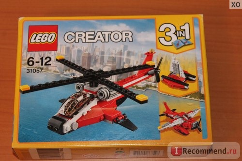 Lego Creator 31057 Красный вертолет 3 в 1 фото