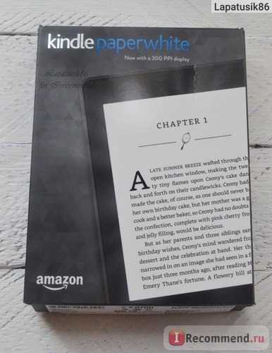 Электронная книга Amazon Kindle Paperwhite 2015 фото