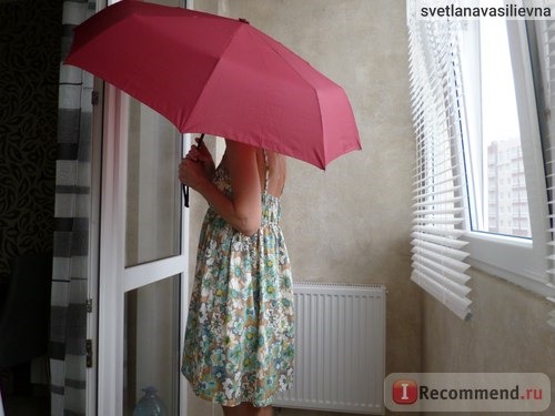 Зонт Aliexpress Durable Fashionable Advanced Fully-Automatic UV-proof Three Folding Business Solid Sunshade Rain Umbrella фото