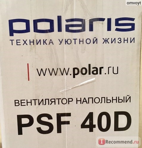 Вентилятор Polaris PSF 40 D фото