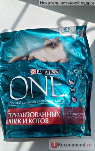 PURINA ONE для стерилизованных кошек и котов фото