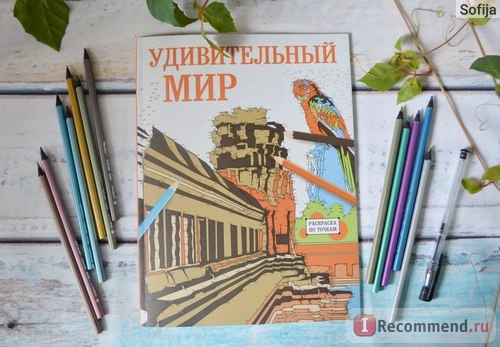 Раскраска по точкам: удивительный мир. Издательство Аст фото