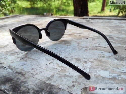 Солнцезащитные очки Aliexpress Retro style Round Circle Cat Eye sunglasses фото