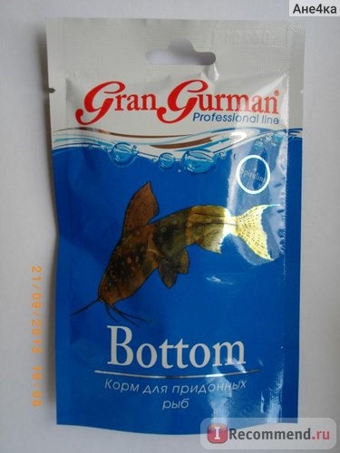 Gran Gurman Bottom Корм для придонных рыб фото