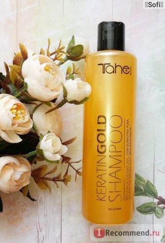 Шампунь Tahe Keratin Gold Shampoo фото