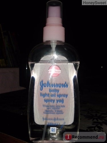 Масло для младенцев Джонсон Беби Легкое масло-спрей фото