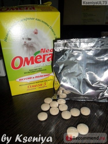 Витамины Фармакс Neo Омега для кошек с биотином и таурином фото