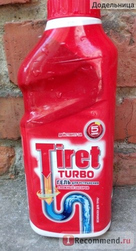 Средство для прочистки труб Tiret Turbo фото