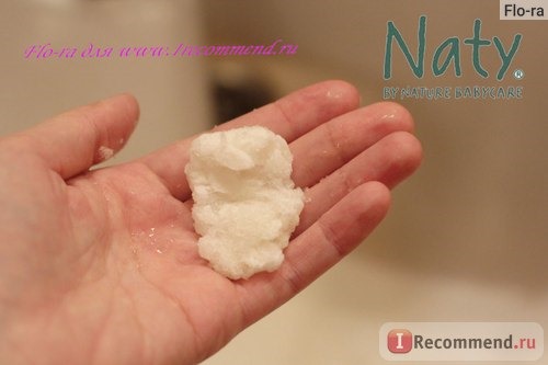  Подгузник Naty by Nature Babycare. Наполнитель во влажном состоянии. 