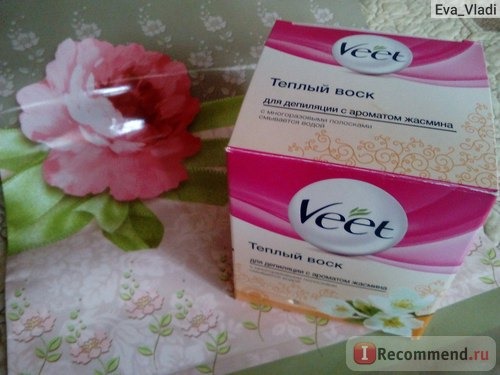 Теплый воск Veet Salon с ароматом жасмина фото