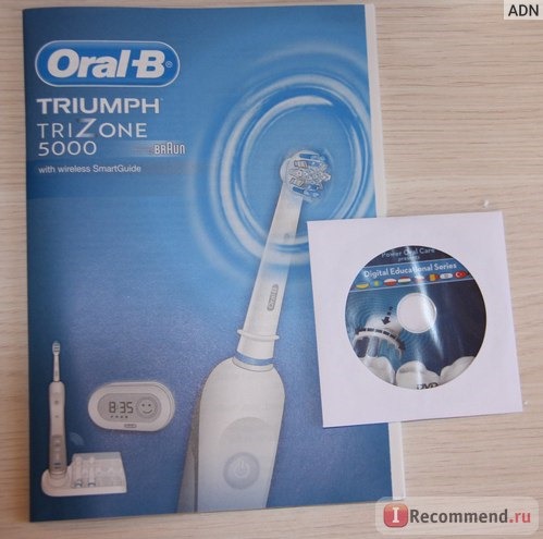 Электрическая зубная щетка Braun Oral-B Triumph 5000 фото