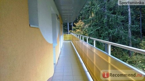 Heliopark Lesnoy - вид с общего балкона