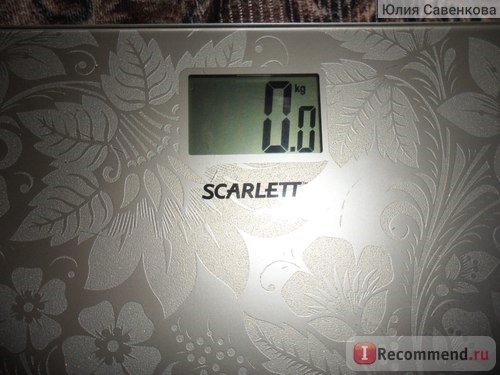Напольные весы SCARLETT SC-217 Gold фото