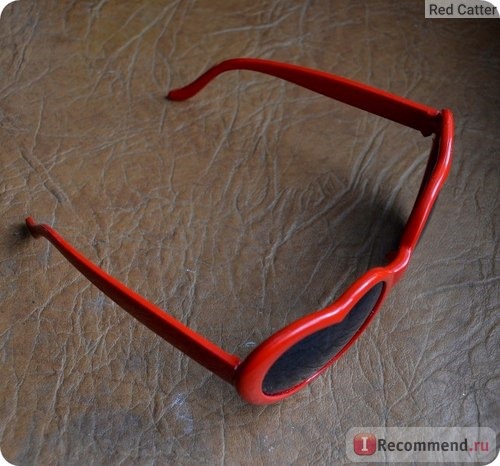 Солнцезащитные очки Buyincoins Retro Funny Love Heart Shape Lolita Sunglasses Glasses фото