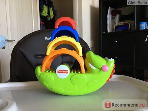 ПИРАМИДКА КРОКОДИЛЬЧИК FISHER PRICE отзыв