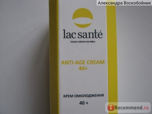 Крем для лица Lac Sante Anti-age cream 40+ фото