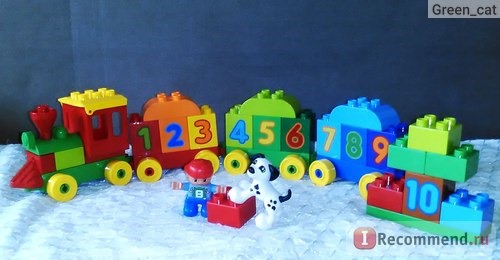 Lego Duplo 10558 Считай и играй Поезд с цифрами фото