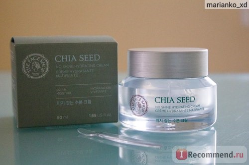 Крем для лица The Face Shop Chia Seed No Shine Hydrating Cream фото