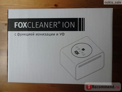 Фирменная упаковка Foxcleaner Ion