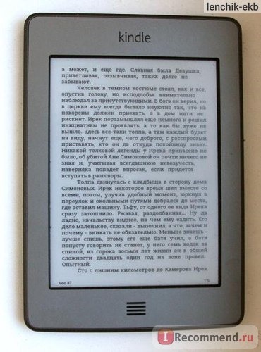 Электронная книга Amazon Kindle Touch фото