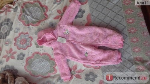 Комбинезон Aliexpress 2014new Spring and autumn baby jumpsuit coral fleece one piece children's clothing rompers фото