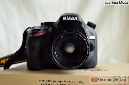 Фотоаппарат Nikon D5200 с объективом Industar 61 L/Z 2,8/50