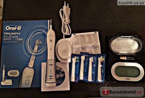 Электрическая зубная щетка Braun Oral-B Triumph 5000 фото