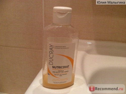 Шампунь восстанавливающий Ducray Nutricerat intense nutrition shampoo фото