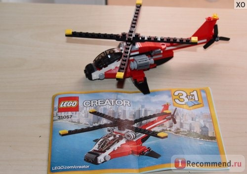 Lego Creator 31057 Красный вертолет 3 в 1 фото
