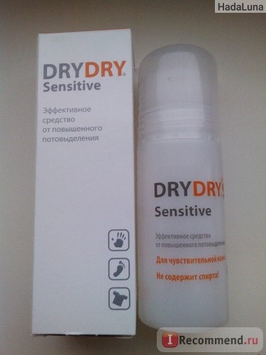 Средство от обильного потовыделения Dry Dry Sensitive фото