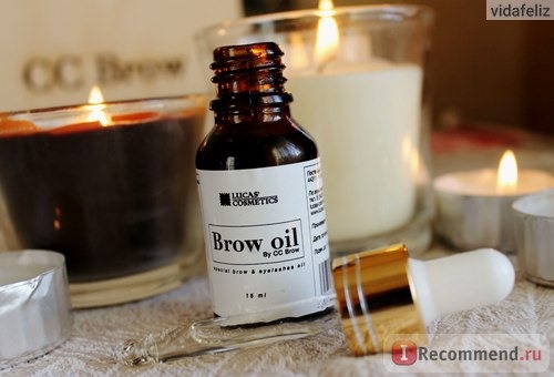 Масло для ресниц и бровей Lucas Cosmetics Brow oil фото