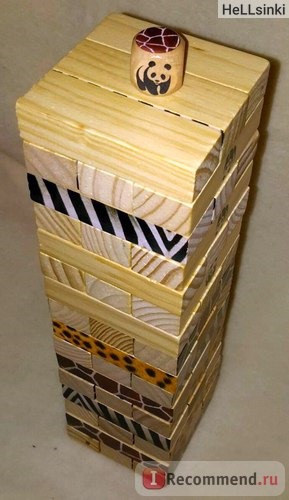 WWF Дженга. Падающая башня миомбо фото