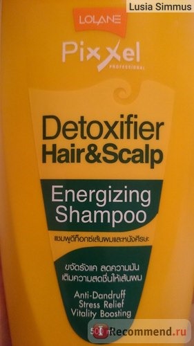 Шампунь Lolane Pixxel Professional. Detoxified Hair &Scalp Energizing Shampoo фото