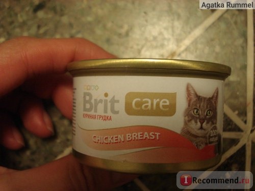 Корм для кошек Brit Care Куриная грудка фото