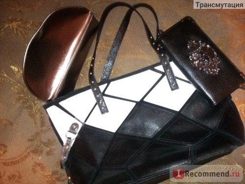 Сумка Aliexpress Brand Luxury Handbags Women Bags Designer New Fashion Color Block Handbags Casual Messenger Bag Large Capacity Shoulder Bag фото