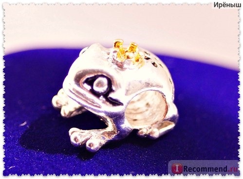 Бижутерия Aliexpress 925 Silver Bead Frog prince European charms Compatible with Snake chain charm Bracelets Free shipping фото
