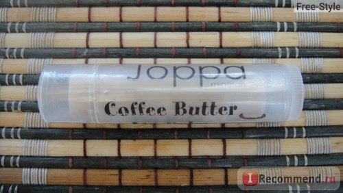 Бальзам для губ Joppa minerals Coffee Butter Lip Balm Натуральный с маслом кофе фото