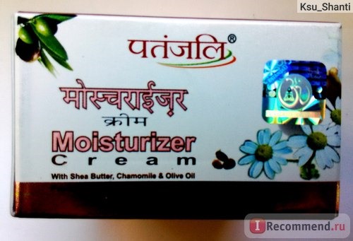 Крем для лица Patanjali Moisturizer Cream with Shea Butter, Chamomile & Olive Oil Review фото
