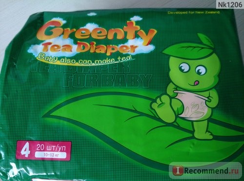 Подгузники Greenty. Упаковка