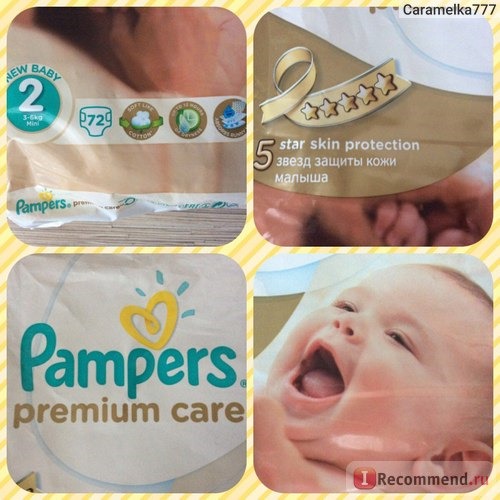 Подгузники Pampers Premium Care фото