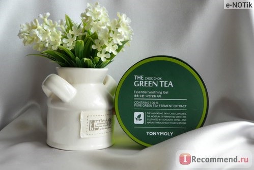 Гель TONY MOLY The Chok Chok Green Tea Essential Soothing Gel фото