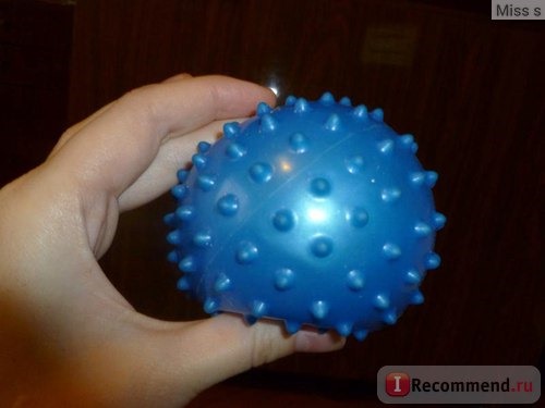  Шипованый мяч массажный резиновый фото