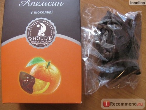 Конфеты Шоудье (Shoud`e) Апельсин в шоколаде фото