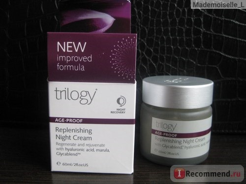 Крем для лица Trilogy Age-Proof Replenishing Night Cream антивозрастной фото