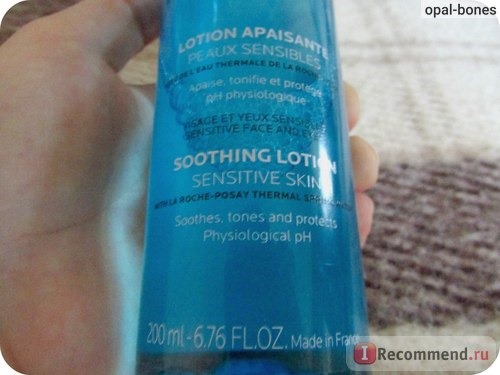 Тоник La Roche Posay для чувствительной кожи лица и глаз. Soothing Lotion Sensitive Skin фото