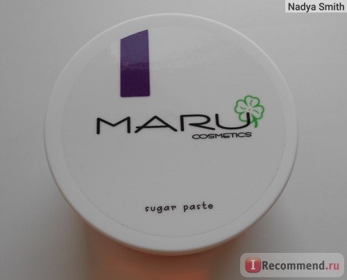 Паста для шугаринга MARU cosmetics твердая фото