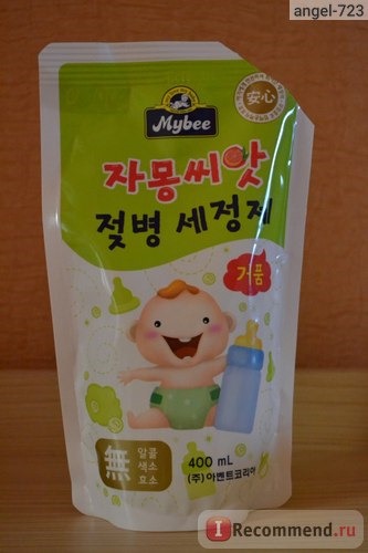 Гель для мытья посуды Mybee Майби Корея фото