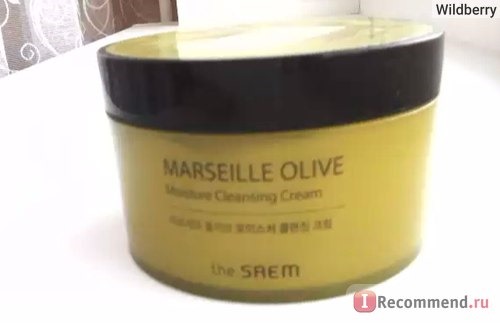 Крем для лица Saem Увлажняющий очищающий с маслом оливы Marseille Olive Moisture Cleansing Cream фото